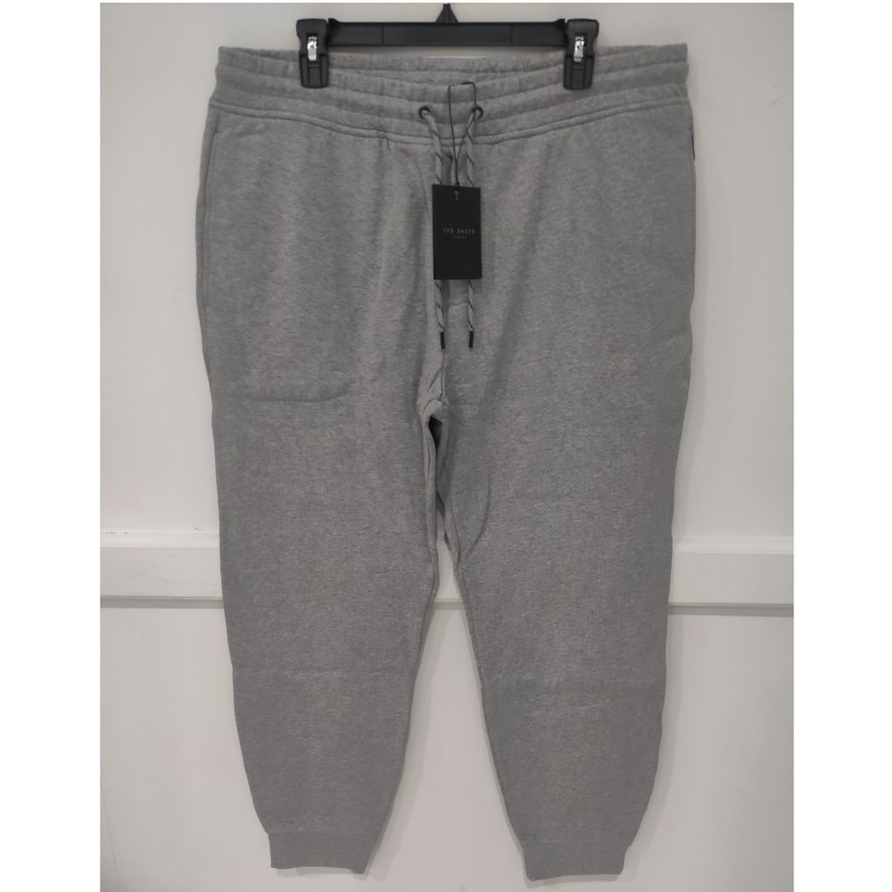 NWT Ted Baker London Unisex Adult Jersy Jogger Cotton Gray Marl Sz 38 $150 3C483